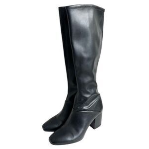 🔃Franco Sarto Black Leather Tall Boots